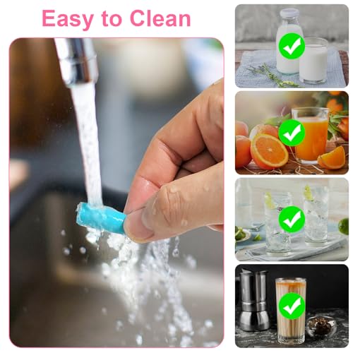 Silicone Straws Tips (22 Count)