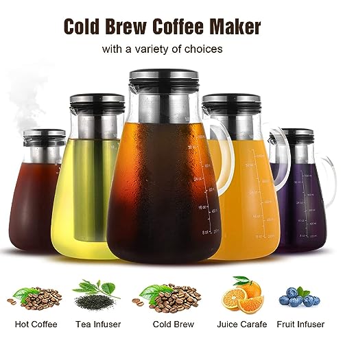 Cold Brew Iced Coffee Maker 34oz