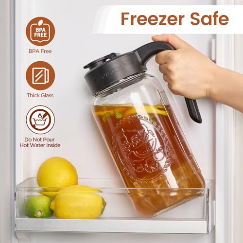 Mason Jar Pitcher with Tea Filter