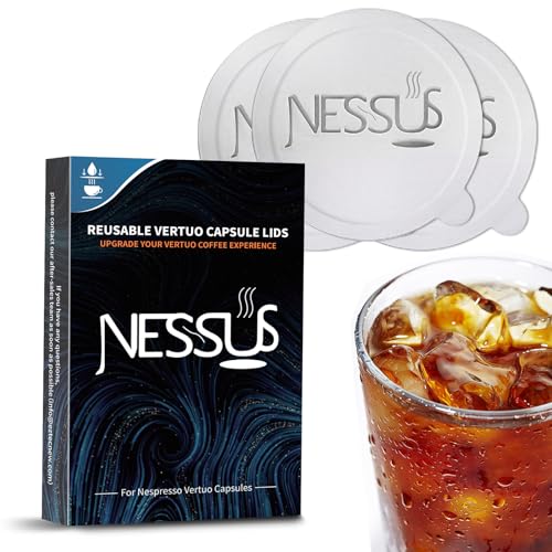 200 PCS Original Aluminum Foil Seals Lids from Vertuo Reusable Pods Kit (200 Count)