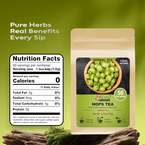 Hops Herb Tea Bags (50 Count)