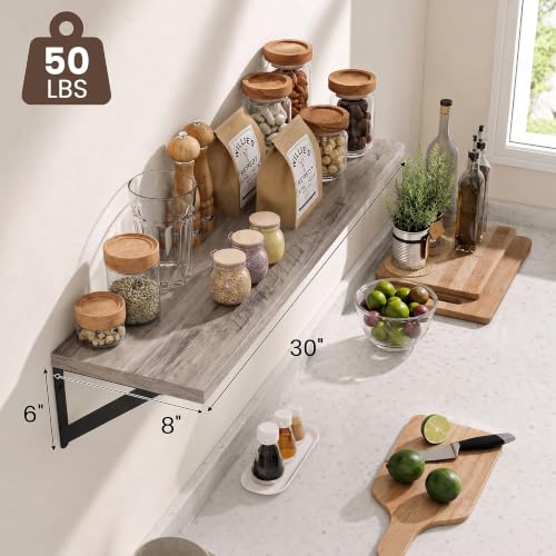 Wall Mounted Floating Shelves Set of 2 (2 Count)