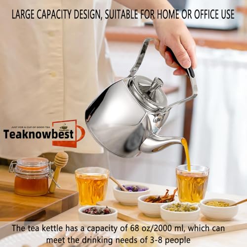 Stainless Steel Teapot with Infuser