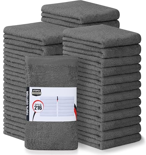 Bulk 216 pack Commercial Cotton Mop Towels (216 Count)