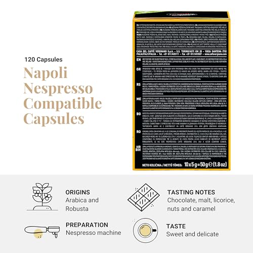 Caffe Vergnano Napoli Espresso Pods (120 Count)