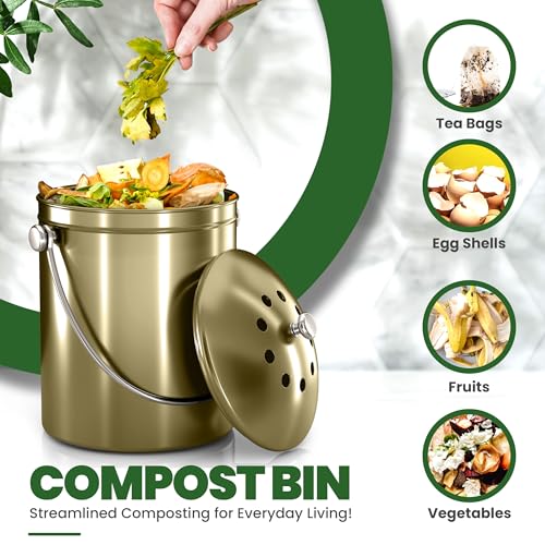 Countertop Compost Bin 1.3 Gallon