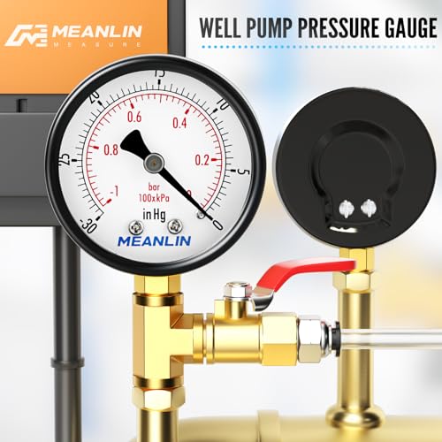 30inHG~0Psi Dry Vacuum Pressure Gauge