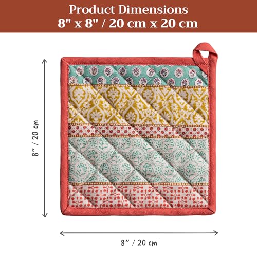 Pot Holders 100% Cotton Potholders (2 Count)