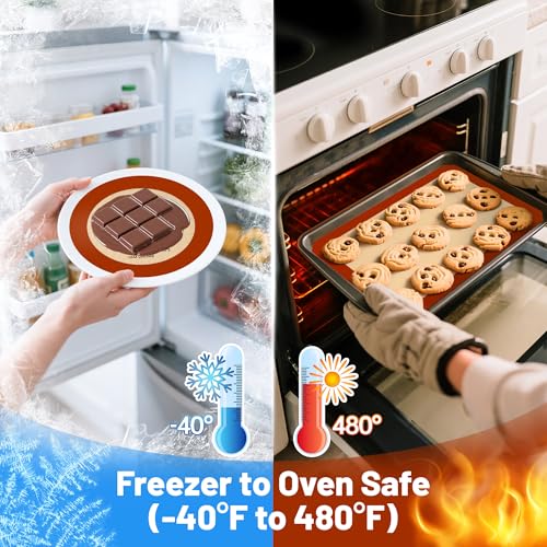 Silicone Baking Mat Set of 5 (5 Sq Ft)