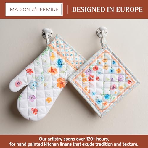 100% Cotton Oven Mitt & Pot Holder Set (2 Count)