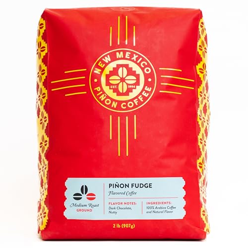 New Mexico Piñon Piñon Fudge Ground Coffee Medium Roast 100% Brazilian Arabica (32 Ounce)
