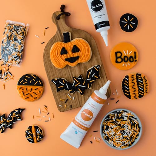 Dye Free Halloween Frosting Kit with Sprinkles