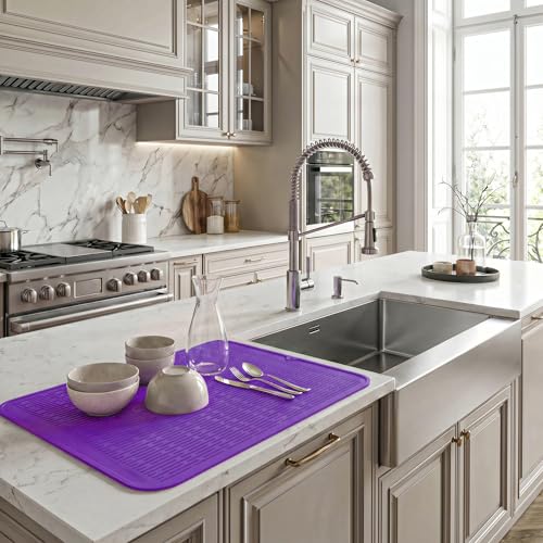 Silicone Dish Drying Mat for Multiple Usage
