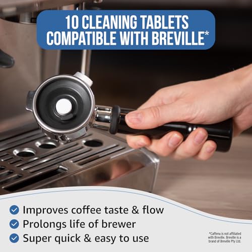 Breville Compatible Coffee Machine Cleaning Tablets (10 Count)