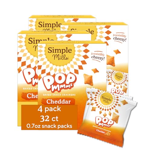 Cheddar Pop Mmms Baked Cracker Snack Packs (21.6 Ounce)