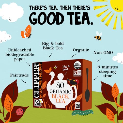 Clipper Organic Everyday Black Tea (80 Count)