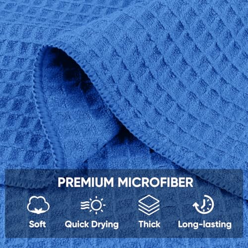 Waffle Weave Microfiber Towel (10 Count)