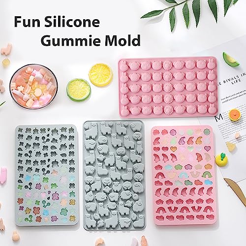 Animals & Flowers Silicone Candy molds (4 Count)