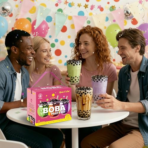Boba Tea Kit All in One Bubble Tea Kit with Cups