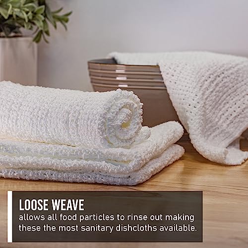 Old Fashion 100% Cotton Dishcloths (4 Count)