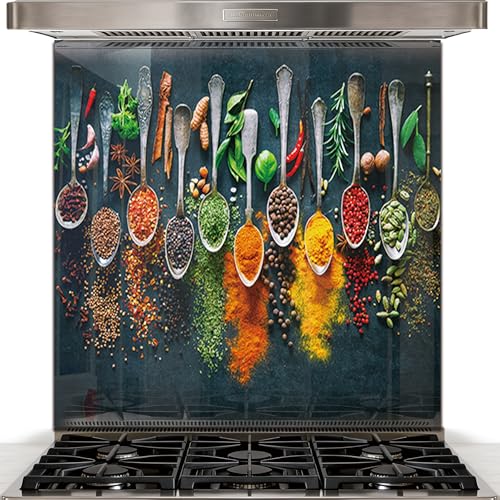 Tempered Glass Backsplash for Kitchen