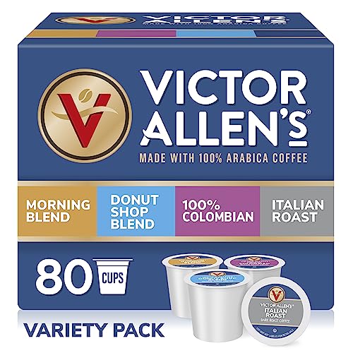 Victor Allen's 80 Count Single Serve Cup Variety Pack of Morning Blend
