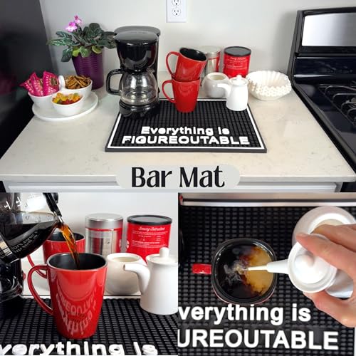 Everything is Figureoutable Silicone Bar Mat 18x12 in