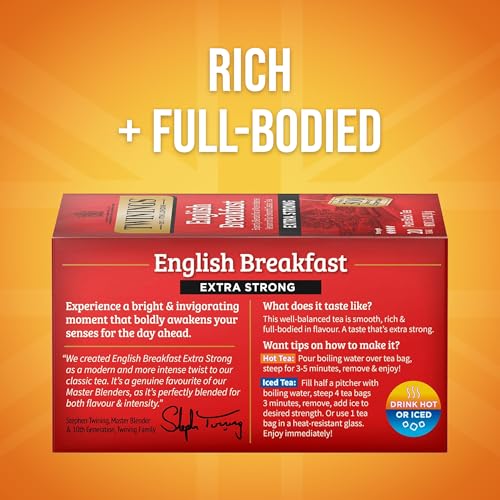 Extra Strong English Breakfast Black Tea Bags (120 Count)