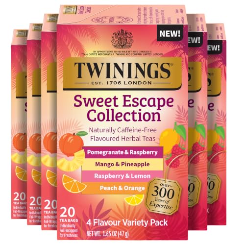 Sweet Escape Fruity Herbal Tea Variety (120 Count)