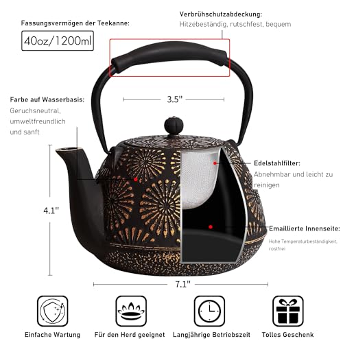 Cast Iron Teapot