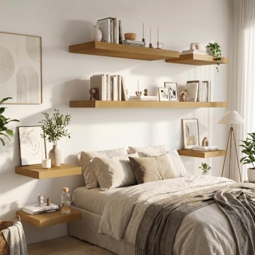 Deep Floating Shelves 36x12” Set of 2 (2 Count)