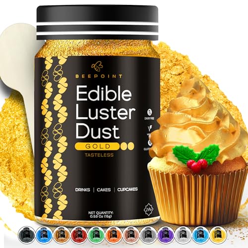 Gold Edible Luster Dust 15g