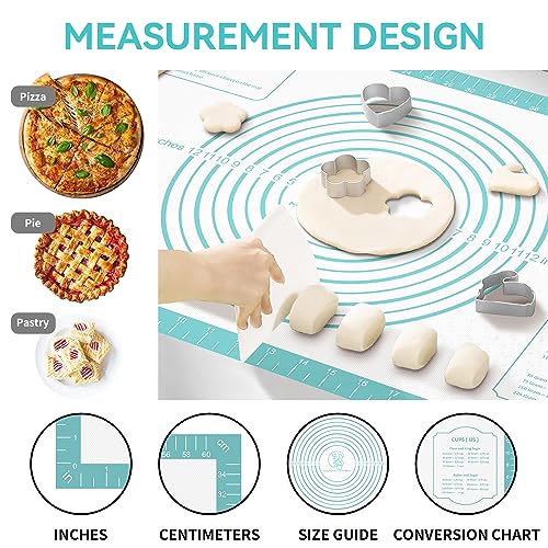 Non Stick Silicone Pastry Mat for Dough Rolling