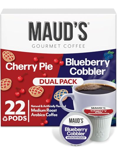 Cherry & Blueberry Flavored Coffee Pods (22 Count)