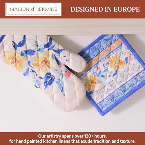 100% Cotton Oven Mitt & Pot Holder Set (2 Count)