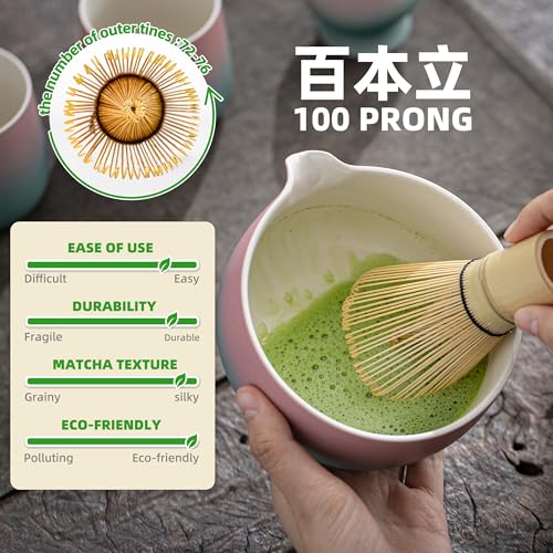 Matcha Whisk Set Pink