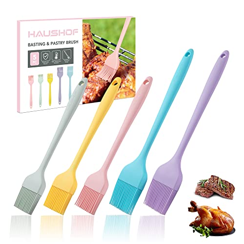 Silicone Basting Pastry Brush (5 Count)