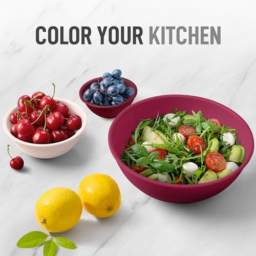 12 Piece Plastic Mixing Bowls with Lids Set (452.48 Count)