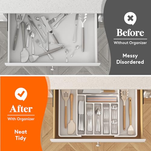 Expandable Silverware Drawer Organizer