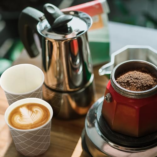 300 Pcs Count 3 oz Disposable Coffee Cups Disposable Espresso Cups Small Paper Cups 3 oz Cups for Coffee Tea Cocoa Juice Mini Paper Cups for Cafes Offices and Home (100 Count)
