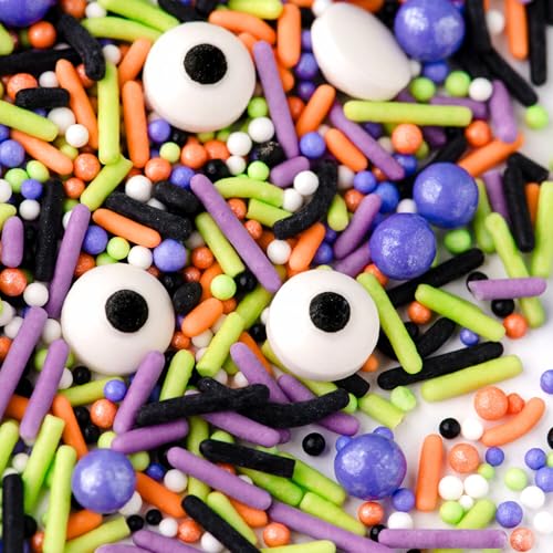 Halloween Sprinkles with Candy Eyeballs (4 Ounce)