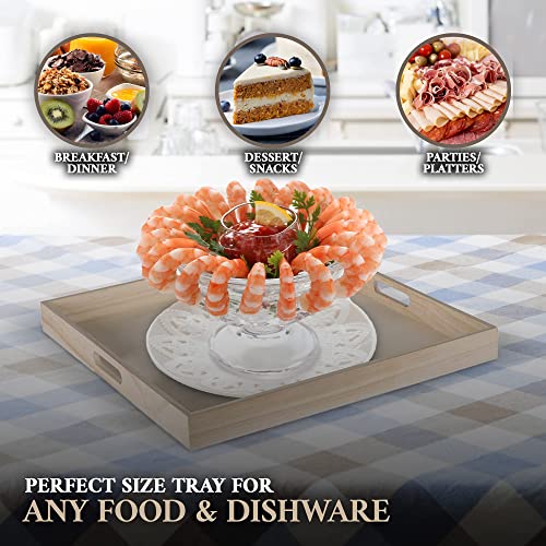 Wooden Square Trays (5 Count)