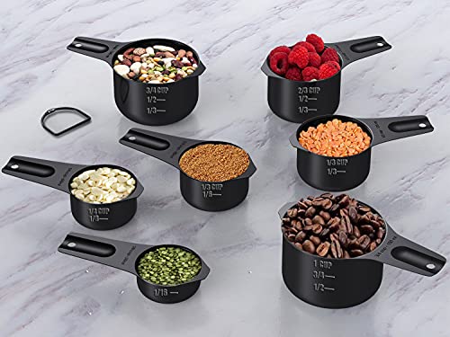 Black Measuring Cups & Spoons Set of 21