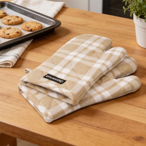 Oven Mitts Heat Resistant Kitchen Gloves (2 Count)