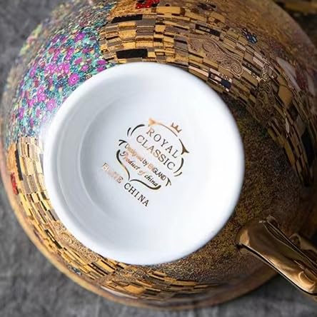 18 Piece European Bone China Coffee & Tea Cup Set