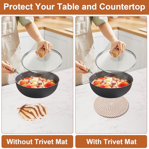 7 Inch Trivets for Hot Dishes (5 Count)