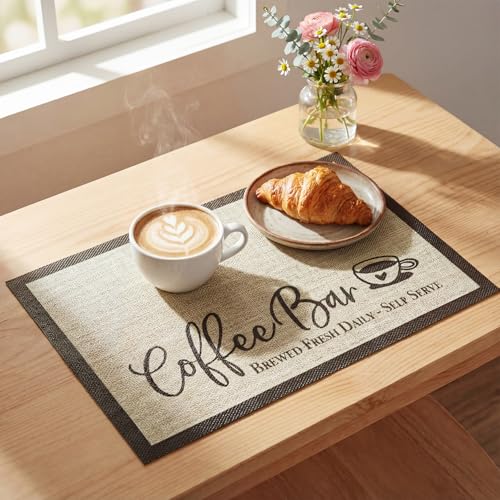 Coffee Bar Mats Set of 2 (2 Count)