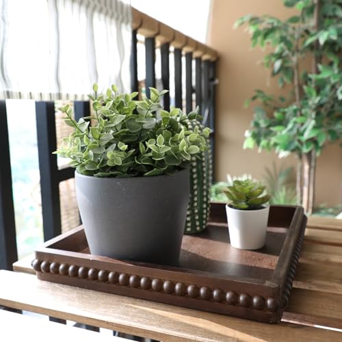 Square Wood Decorative Tray