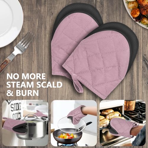 1 Pair Short Oven Mitts