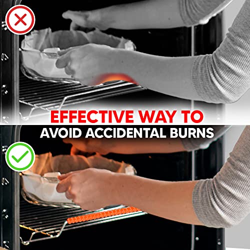 Oven Liners for Bottom of Oven Bundled with Range Rack Shield